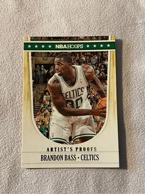 2011-12 NBA Hoops Artist’s Proof #8 - Brandon Bass