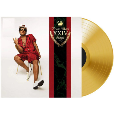 Bruno Mars火星人布魯諾 24K Magic 24K魔幻 5週年紀念LP金色彩膠唱片