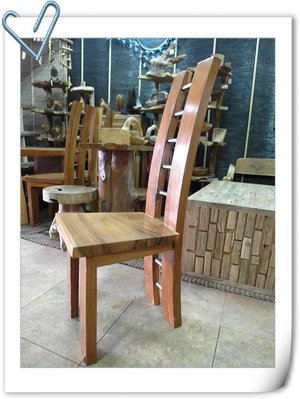 天然原木椅 實木椅 自然風椅子 原木椅子 木椅 原木椅 鄉村風原木椅