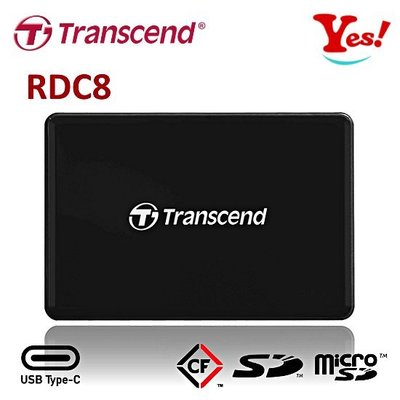 【Yes！公司貨】創見 Transcend RDC8 USB 3.2 Type-C SD microSD CF卡 讀卡機