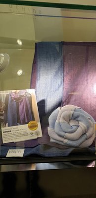 兩條入日本專櫃 UCHINO Bath Design三重紗棉花糖雙色圍巾 極致觸感 保溫透氣 抗紫外線100%純棉兩條入