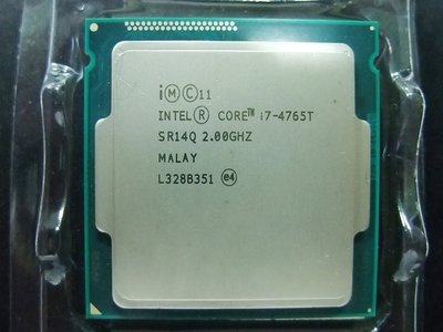 【含稅】Intel Core i7-4765T 2.0G 35W 四核八線 1150 CPU ES不顯 另有正式一年保