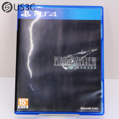 【US3C-高雄店】【一元起標】Sony PS4 Final Fantasy VII Remake 最終幻想 7 太空戰士 7 中文版 遊戲片 實體遊戲片