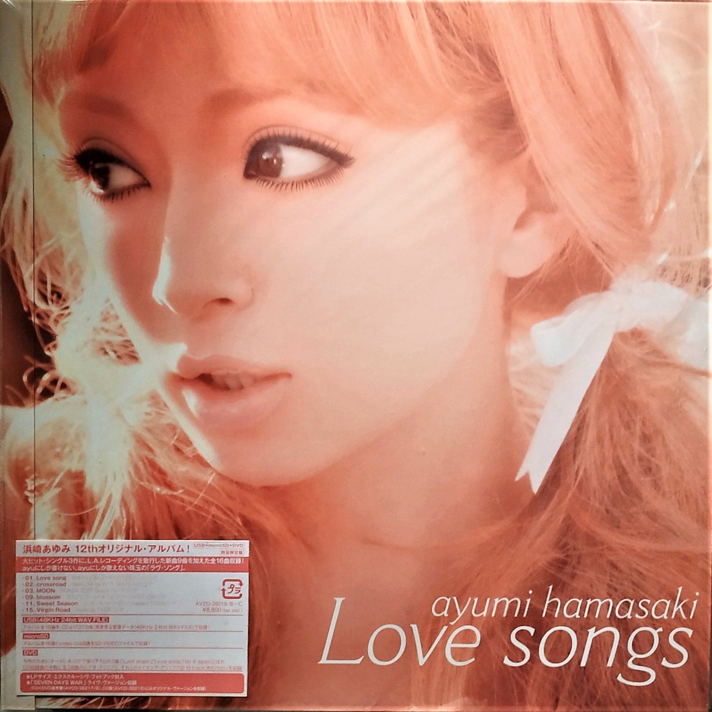 日版全新未拆已絕版--- 浜崎あゆみ( 濱崎步) Love songs [microSD+ 