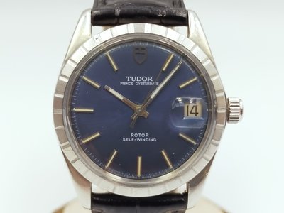 【發條盒子K0032】TUDOR 帝舵 ROTOR系列 藍面不銹鋼自動 經典皮帶錶款 9051/0