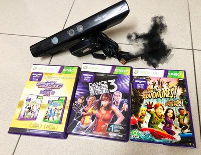 Xbox360 Kinect 攝影機、體感運動*3