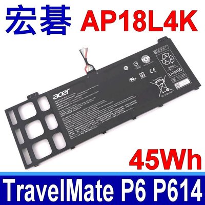 宏碁 ACER AP18L4K 原廠電池 TravelMate P614-51 P614-51T TMB311-31