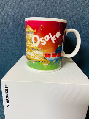 全新含盒 日本 星巴克 STARBUCKS 大阪 Osaka 城市馬克杯（絕版）