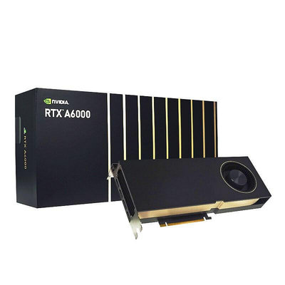 極致優品 全新英偉達NVIDIA RTX A6000顯卡48G 盒裝專業圖形GPU繪圖顯卡 KF7756