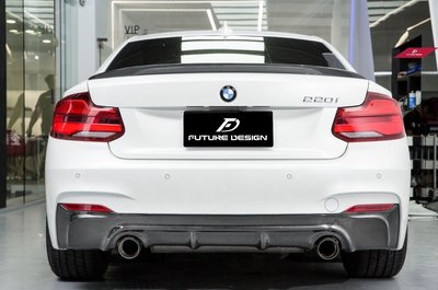 【政銓企業有限公司】BMW F22 MTECH 3D款 抽真空 碳纖維 卡夢 後下巴現貨供應 免費安裝 235 240