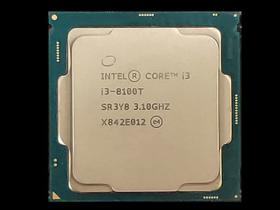 【附發票】Intel i3-8100T 3.1G SR3Y8 低耗 4C4T 35W 1151 正式CPU 一年保