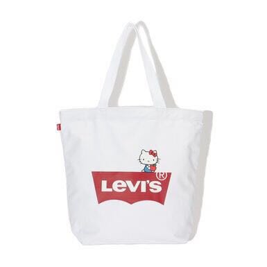 LEVIS X Hello Kitty 白色帆布托特包（只賣正貨）