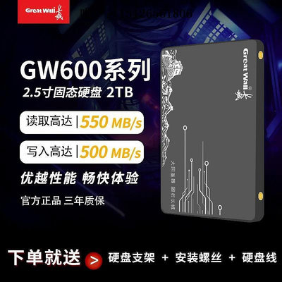 移動硬盤長城（Great Wall）原裝固態硬盤1TB2TB臺式機筆記高速SSD4TB全新固態硬盤