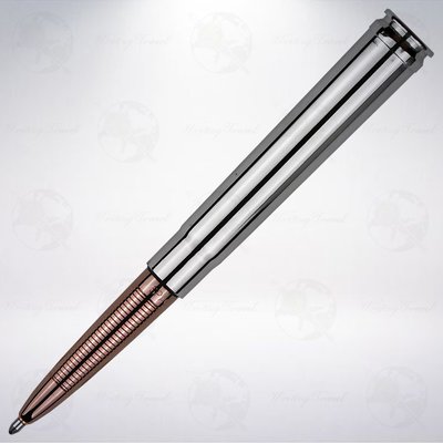 美國 Fisher .375 Cartridge Space Pen 子彈造型原子筆: 鎳銀/Nickel Silver