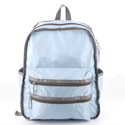 Lesportsac 2296 輕盈藍 Functional Backpack 大型拉鏈雙肩後背包 限量優惠