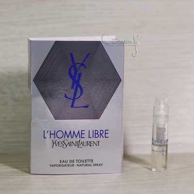 YSL 聖羅蘭 天之驕子 自由版 L'HOMME LIBRE 男性淡香水 1.2mL 可噴式 試管香水 全新