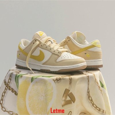 清新夏季 熱賣款 Nike Dunk Low "Lemon Drop" 檸檬刺繡 DJ6902-700 休閒 慢跑 滑板