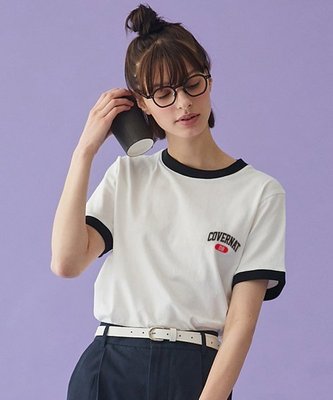 【吉米.tw】韓國代購 COVERNAT Ringer T-Shirts 滾邊T恤 短袖 女