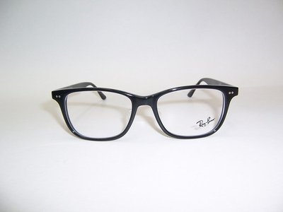 光寶眼鏡城(台南) Ray-Ban 復古塑光學眼鏡**最夯潮框雙色*RB5306D/2000*旭日公司貨
