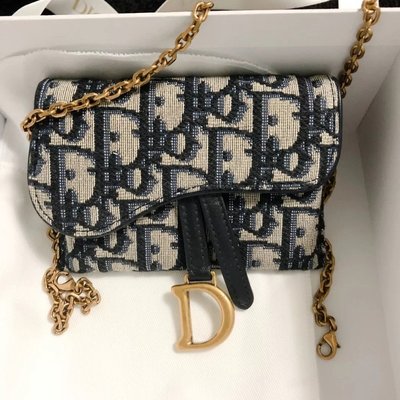 【二手】Dior 老花小包 鏈條包 minn 超可愛的零錢包