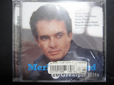 [真的好CD] 全新未拆 Merle Haggard 20 Greatest Hits