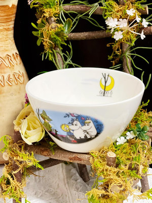 芬蘭Arabia Moomin阿美史力奇科妮姆明陶瓷碗