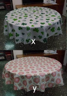 ☆雲雲家飾☆環保防水防滑6尺圓桌巾(x~3)