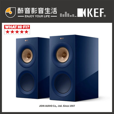 【醉音影音生活】英國 KEF R3 Meta (鋼烤靛藍特別版) 書架喇叭/揚聲器.台灣公司貨