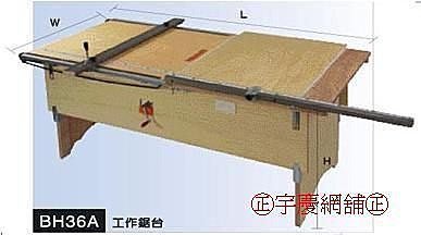 ㊣宇慶S舖㊣REXON 力山 BH36A 工作鋸台可使用 鋸機 / 電鋸 / 木工切溝機(另售其他尺寸)