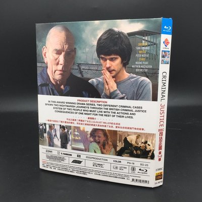 BD藍光碟 高清美劇 司法正義 Criminal Justice 1-2季 2碟盒裝