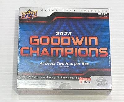 2023 Upper Deck Goodwin Champions古德溫冠軍綜合收藏卡系列盒卡*全新未拆封*仟翔體育*