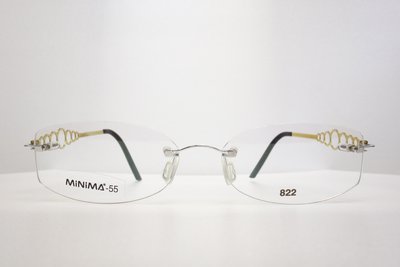 【台南中國眼鏡】MiNiMA 法國製 鏡框 鏡架 無螺絲 施樂 詩樂 silhouette 55