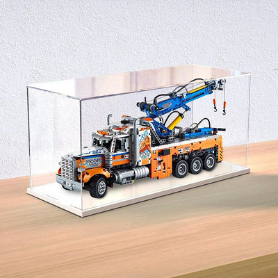 亞克力防塵盒適用樂高42128重型拖車積木模型收納拼裝透明展示罩