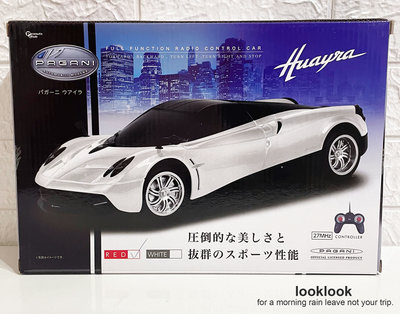 【全新日本景品】 RC PAGANI Huayra 帕加尼遙控車 超跑玩具模型車【白】