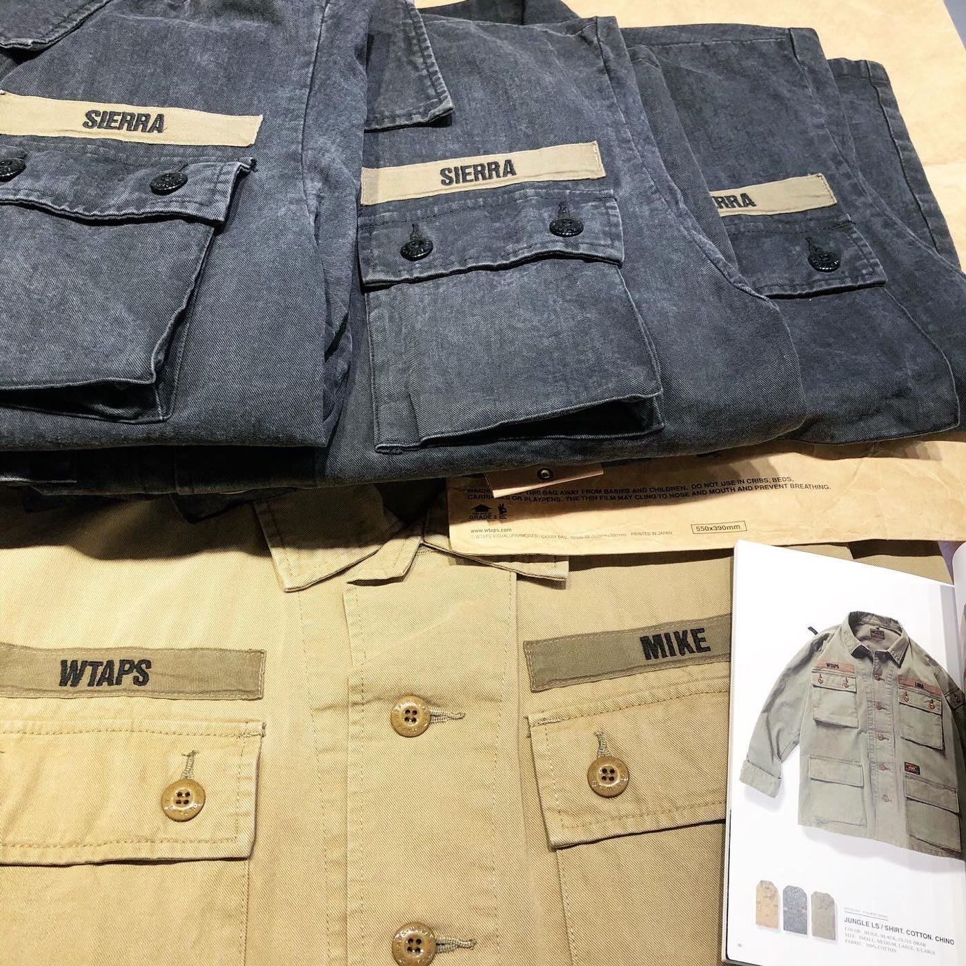 希望商店】WTAPS JUNGLE LS 17SS 巔峰經典水洗四袋軍衫| Yahoo奇摩拍賣