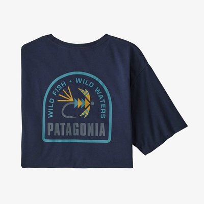 【熱賣精選】 patagonia T-shirt Bata men's casual round neck shor