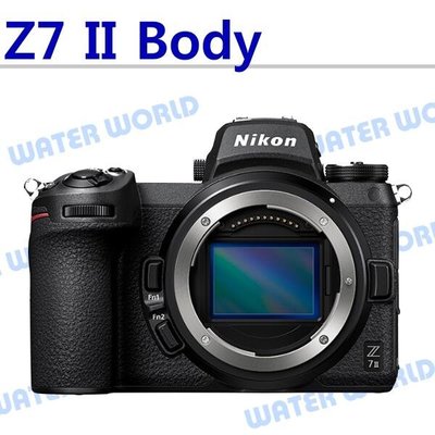 【中壢NOVA-水世界】NIKON Z7 II BODY 不含鏡頭 單機身 全片幅相機 一年保固 平輸中文