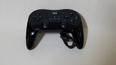 Wii 原廠二代加強版PRO-遊戲主機手把-黑色款