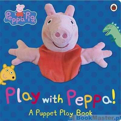 ＊小貝比的家＊PEPPA PIG: PLAY WITH PEPPA /硬頁/3~6歲/大型手偶書