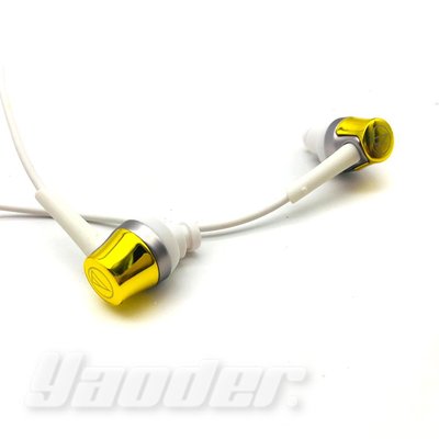 【福利品】鐵三角 ATH-CKR30iS 黃 (3) 耳塞式耳機 無外包裝 免運 送收納盒+耳塞