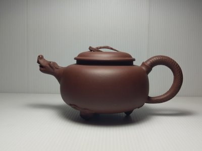 卸し売り購入 宜興窯 紫砂茶壷 龍紋壺 煎茶道具 在銘 施釉陶