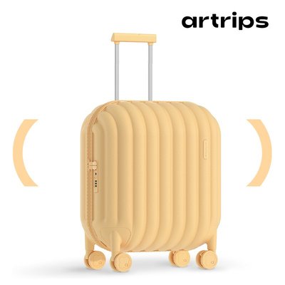 【廠家現貨直發】【新品】artrips面包行李箱高顏值大容量拉桿箱輕便登機旅行箱