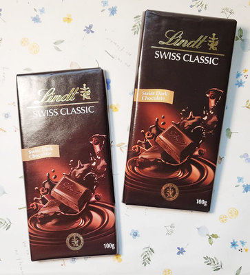 【Lindt 瑞士蓮】經典黑巧克力 100g(效期2024/08/31)市價149元特價49元
