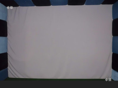 150寸投影幕布網球尺寸室內高爾夫模擬器打擊布雙層消音靶布娛樂