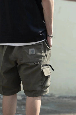 【Japan潮牌館】卡哈特Carhartt WIP SS21工裝短褲3M反光多功能口袋機能五分褲男