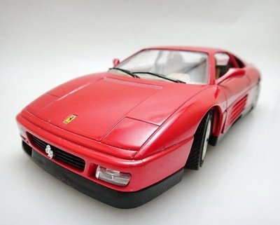 【timekeeper】  義大利製Burago 1989年Ferrari 348tb跑車(1:24)(免運)