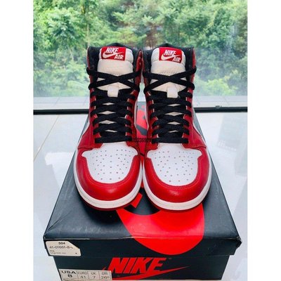 【正品】Nike Air Jordan 1 Retro OG 555088-101 芝加哥 黑白紅 白紅 男女潮鞋