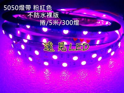 ♥遠見LED♥粉紅色 滴膠防水 12V 5050 紫色 防水燈帶 高亮LED軟燈條  軟燈條 燈帶 燈條 貼片