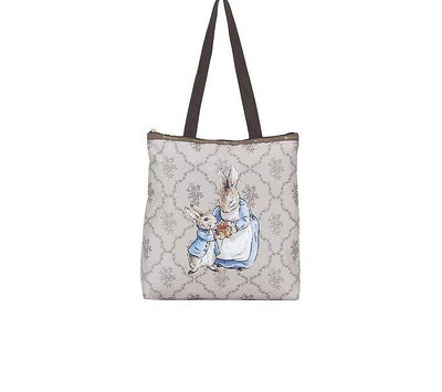 新款熱銷 Lesportsac 兔年新款彼得兔系列包包女托特包可愛兔子包3531明星大牌同款服裝包包