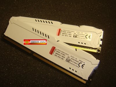 金士頓 Kingston HyperX FURY DDR3 1866 Kit 4G X2 8G 單面 超頻 終身保固 白